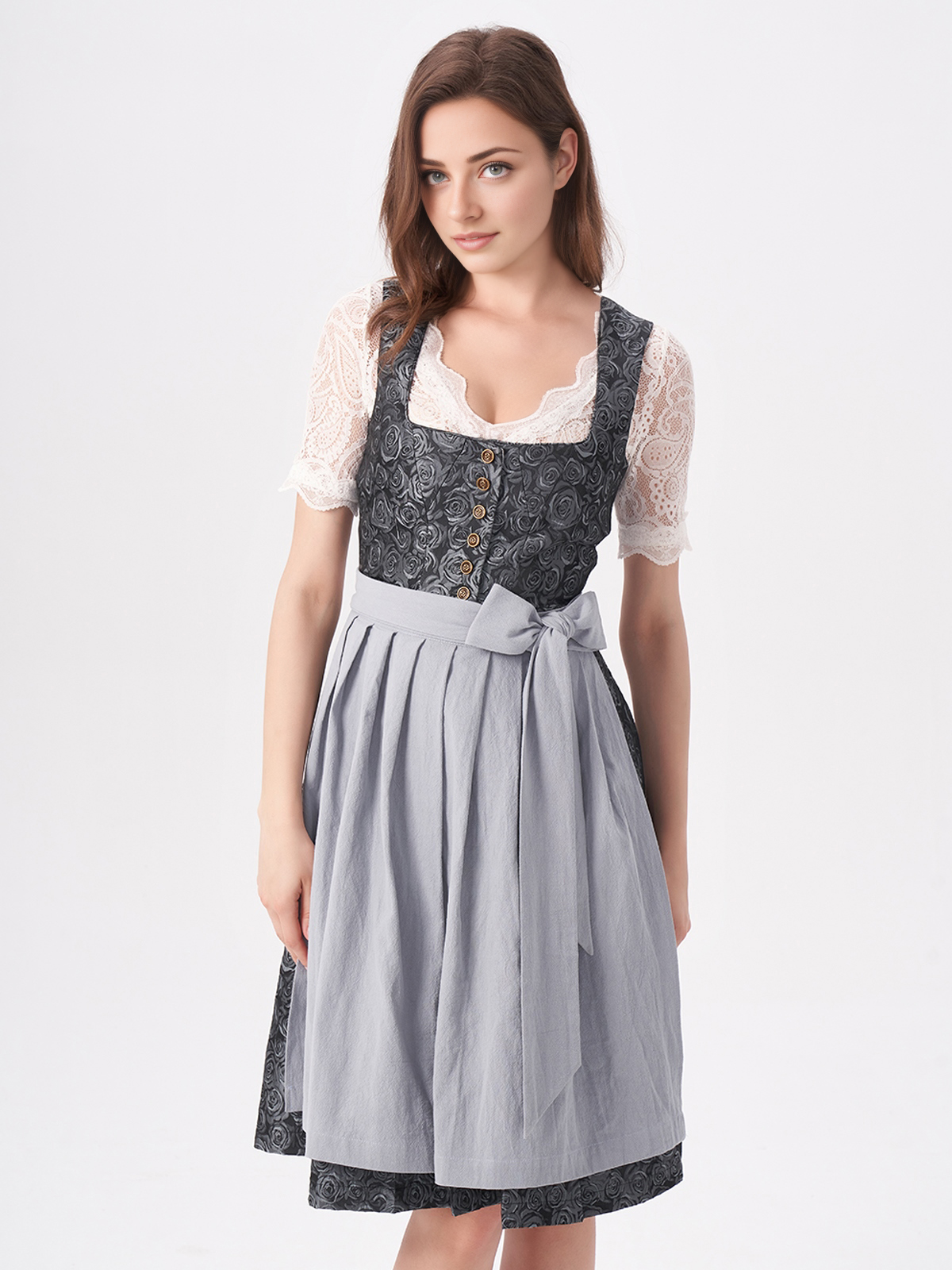 Blaues Dirndl günstig – stilvoll & traditionell
