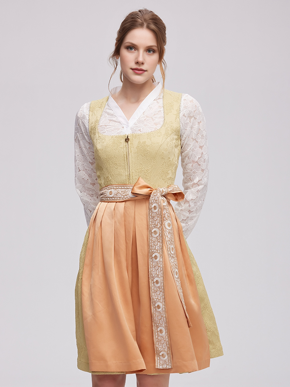 Gelbes Ja Mei Dirndl