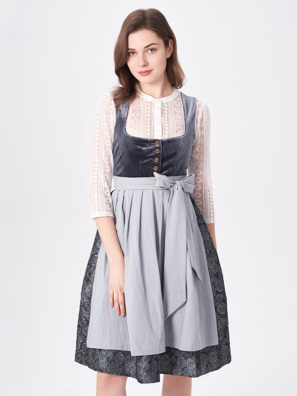 Modernes Dirndl in Blau