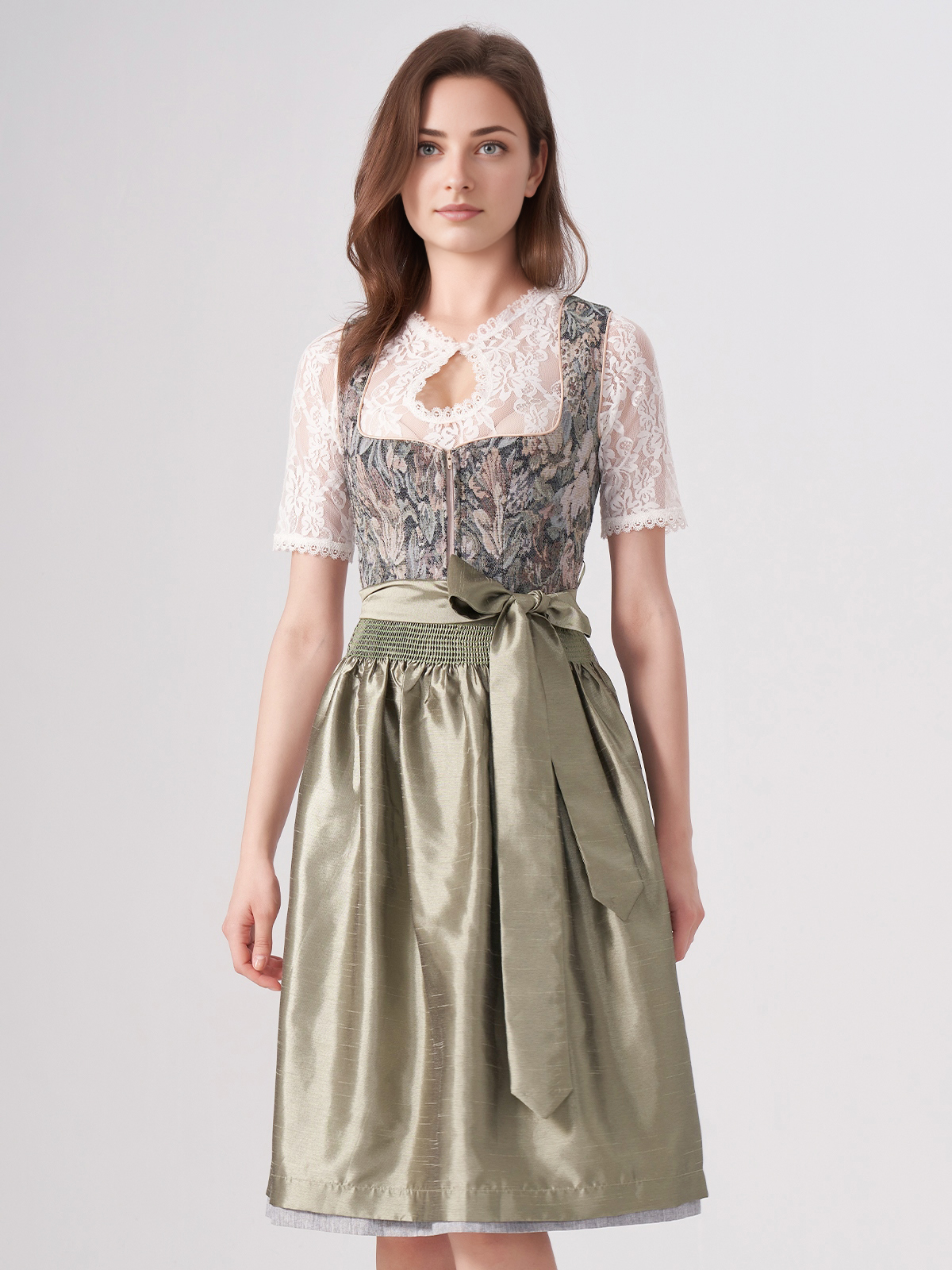 Dirndl Beige in eleganter Ausführung