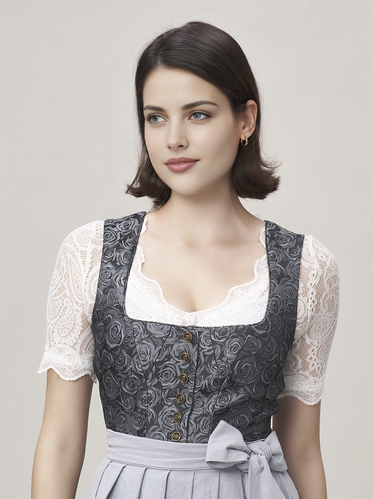 Modernes Dirndl in Blau
