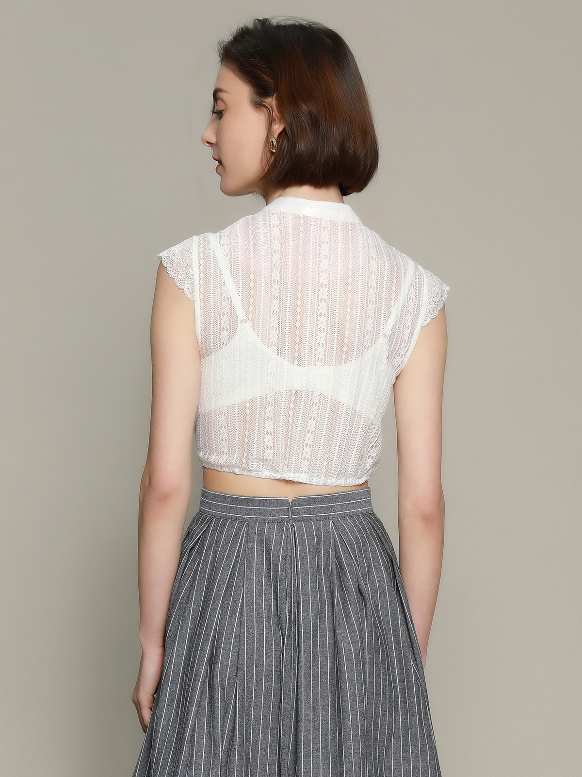 Dirndlbluse in Weiß