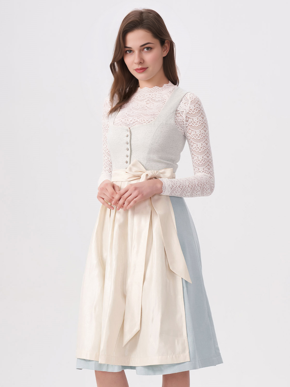Dirndl in Blau – feminin & elegant