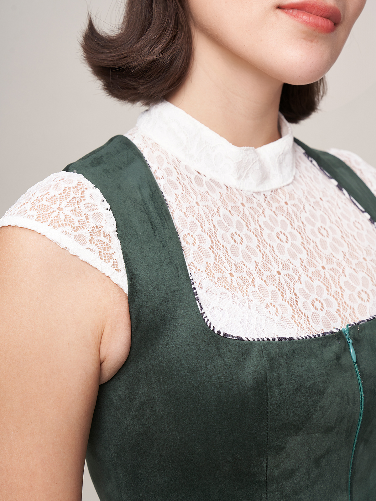 Dirndl Body in Grün